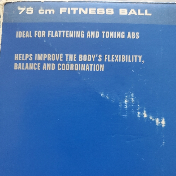 PROSPIRIT Athletic Gear 75cm Fitness Ball  - BLK - Picture 2 of 5